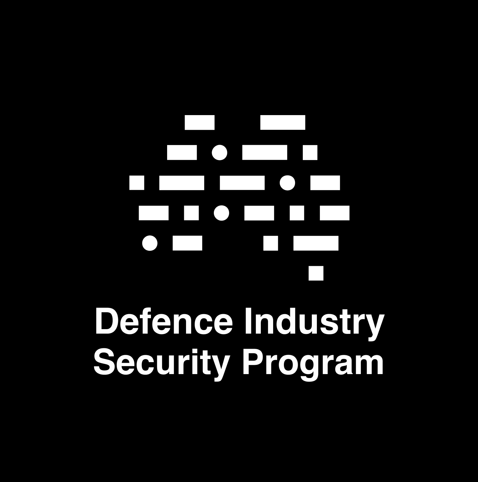 defence industry security program logo