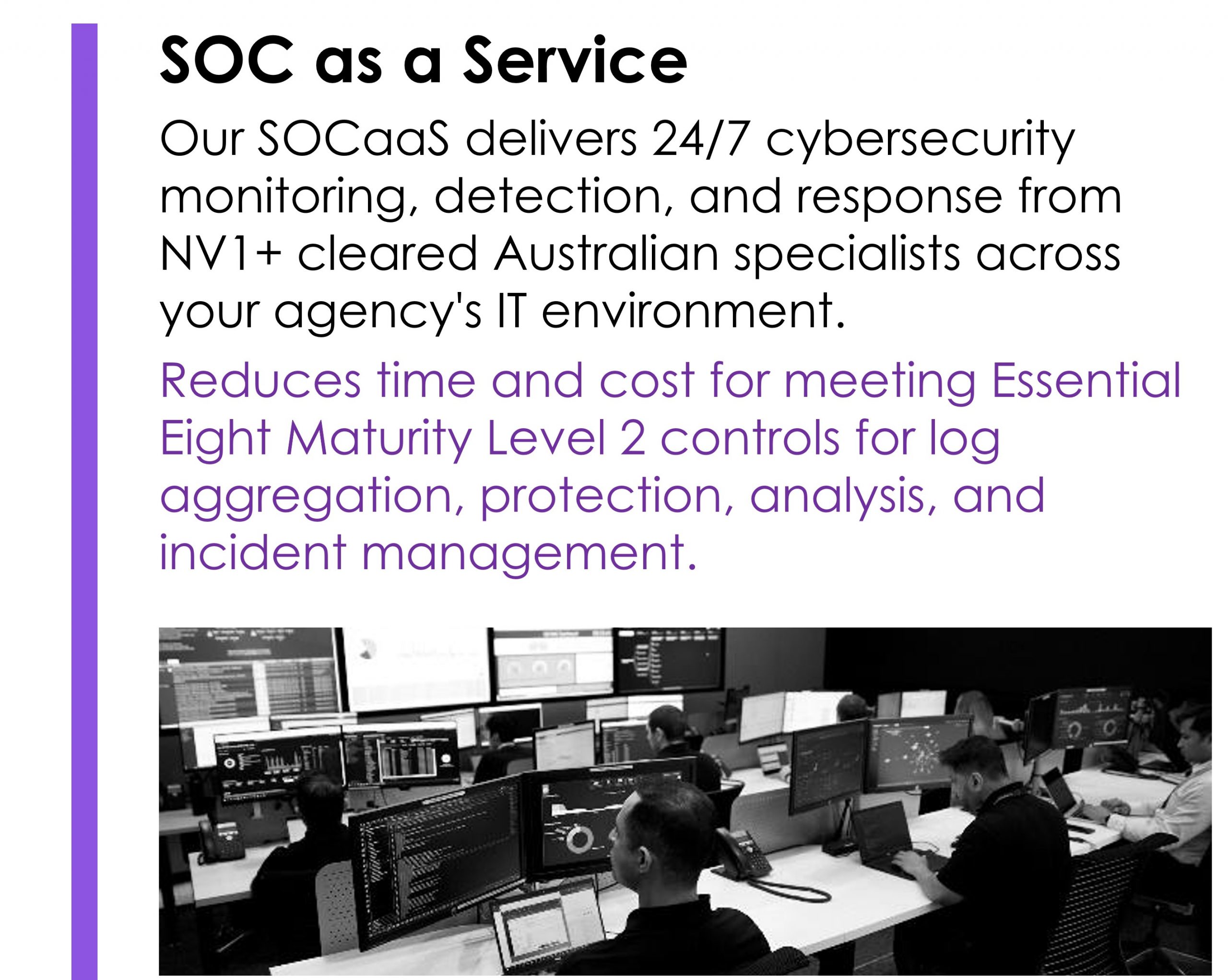 E8 soc as a service
